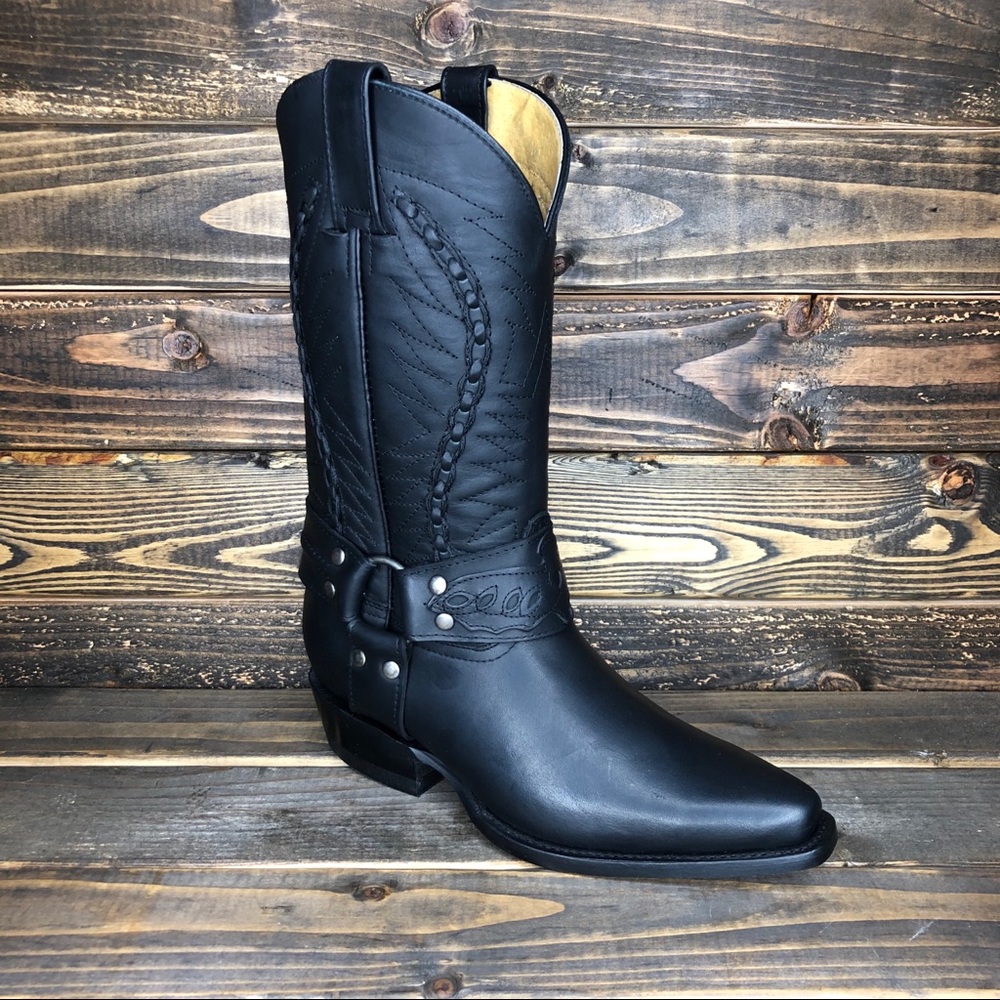 Leather cowboy Boots
